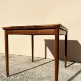 Danish extendable dining table in Rio rosewood 1960