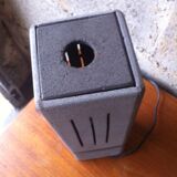 Lampe design en pierre volcanique