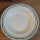 6 blue hollow plates porcelain Gien iron earth