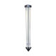 Halogen floor lamp glass and metal. 1980