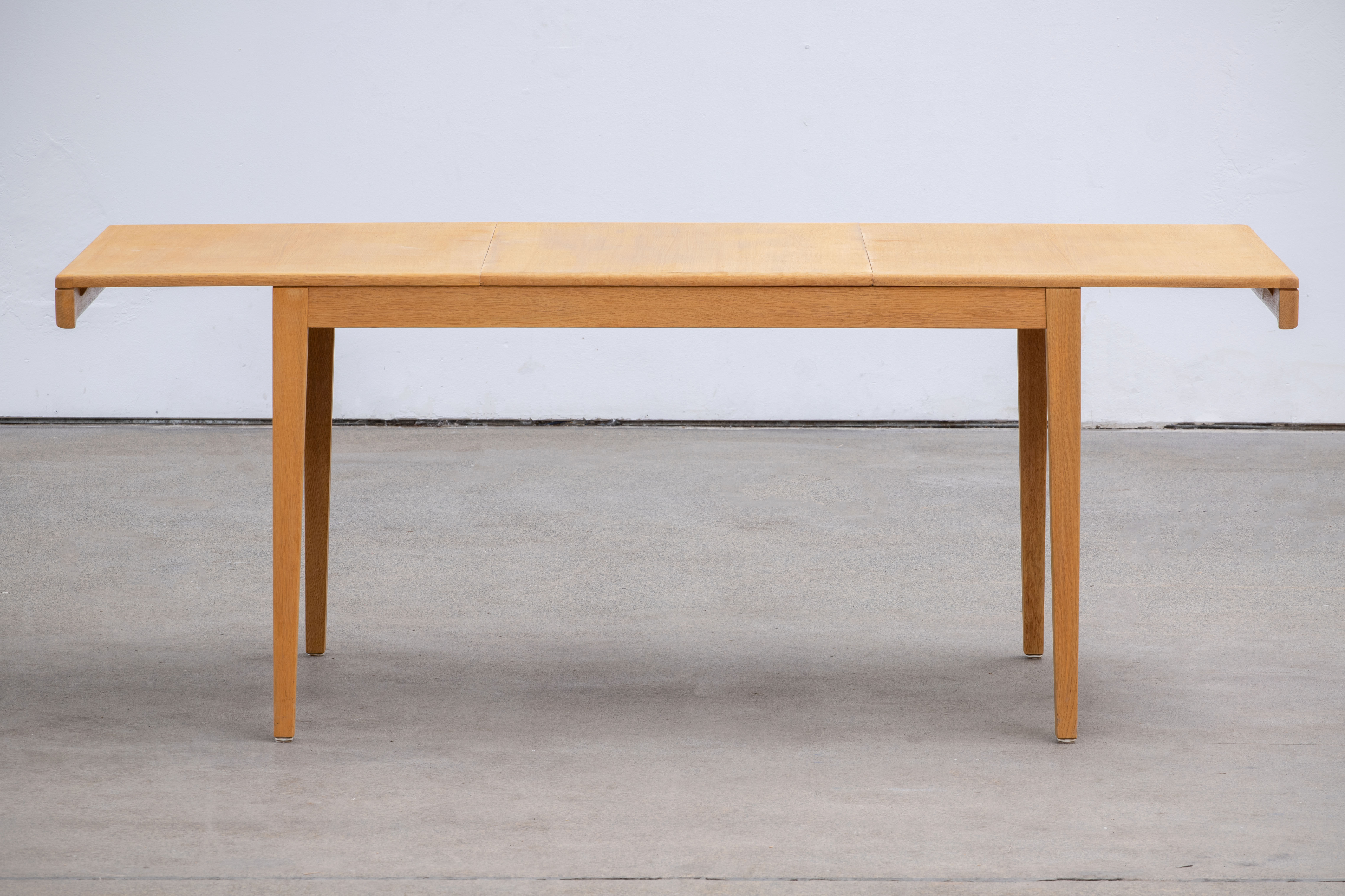 Vintage scandinavian table raw wood 1960