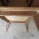 Minister's desk 1960s light oak