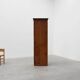 Tall rustic French monastery wardrobe in oak from the late 19th century