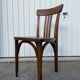 Curved wooden bistro chair Luterma 1950
