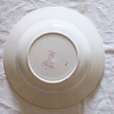 Set of 12 porcelain soup plates collection ''Juan'' Sarreguemine Digoin 1950