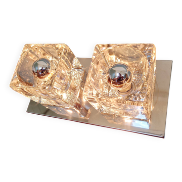 Double wall light Ice Cube, Peill & Putzler, 1970