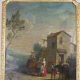 19th century trumeau mirror