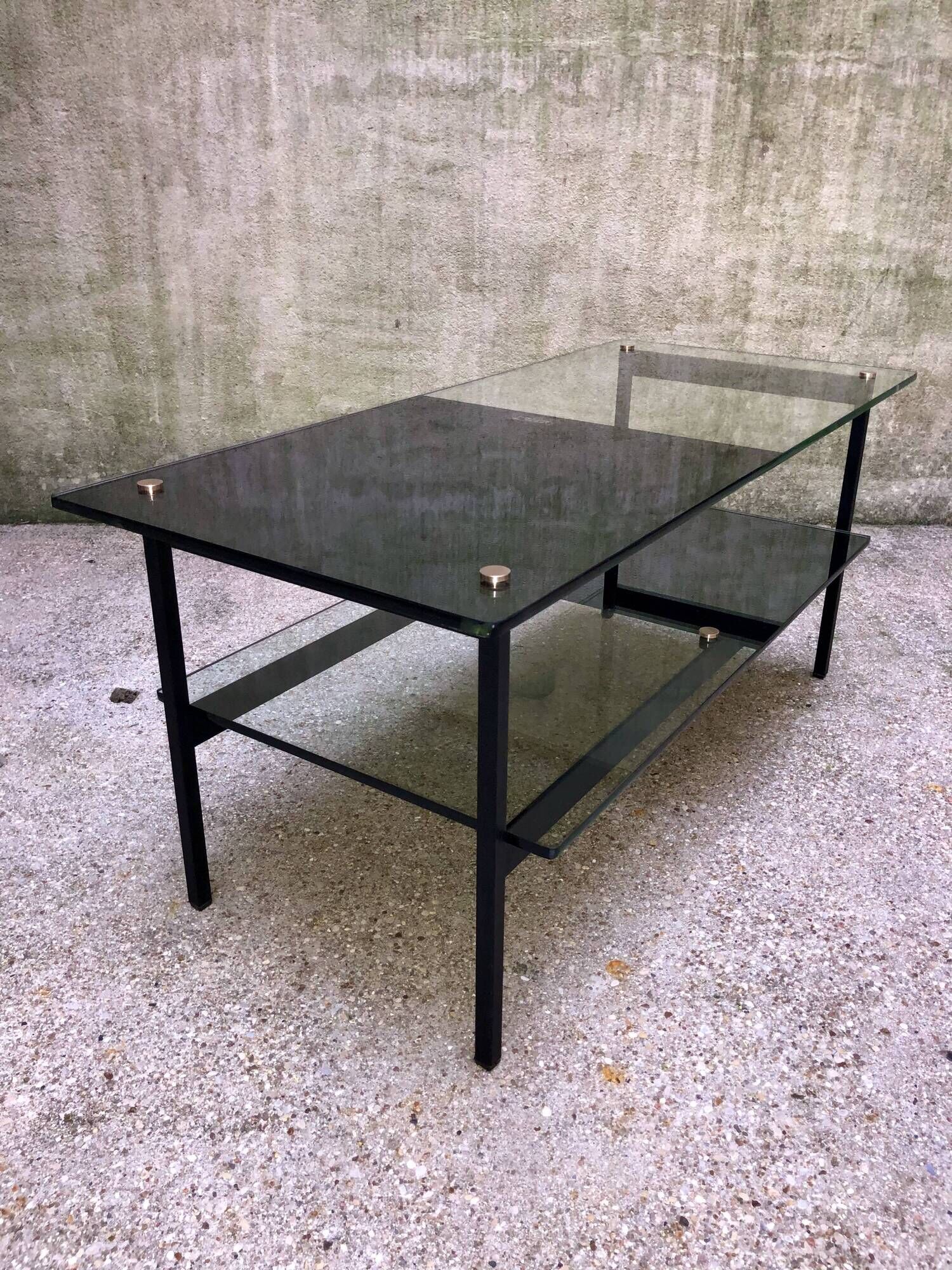 Table basse moderniste des années 1950
