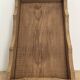 Old solid wood presentation tray