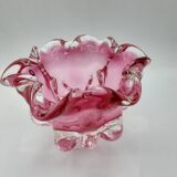 Art glass bowl from the 1960s, by Joseph Hospadka - Chribska Glassworks