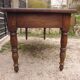 8-seater walnut farm table 199 cm 19th century