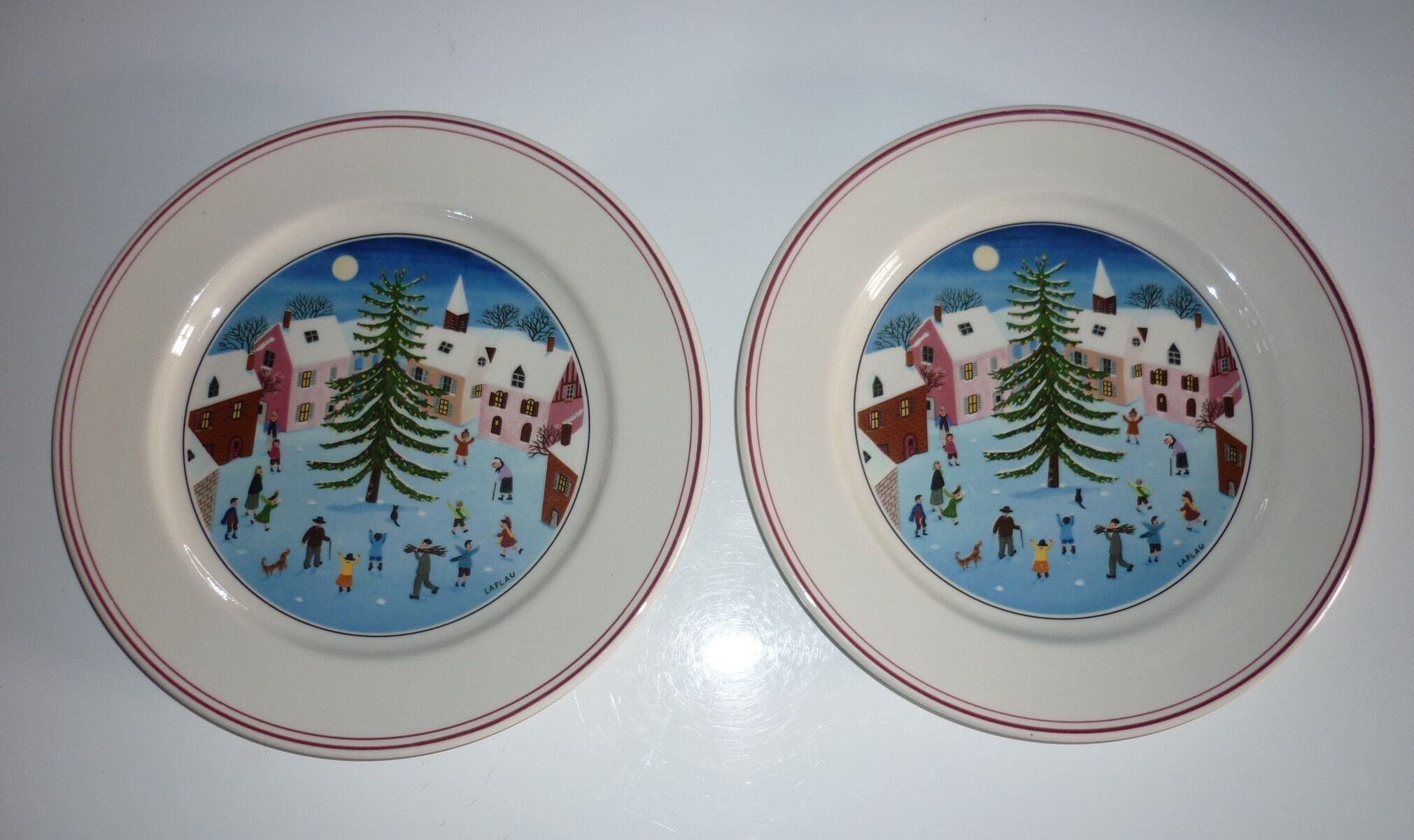 Laplau Naif Christmas V-B Plate