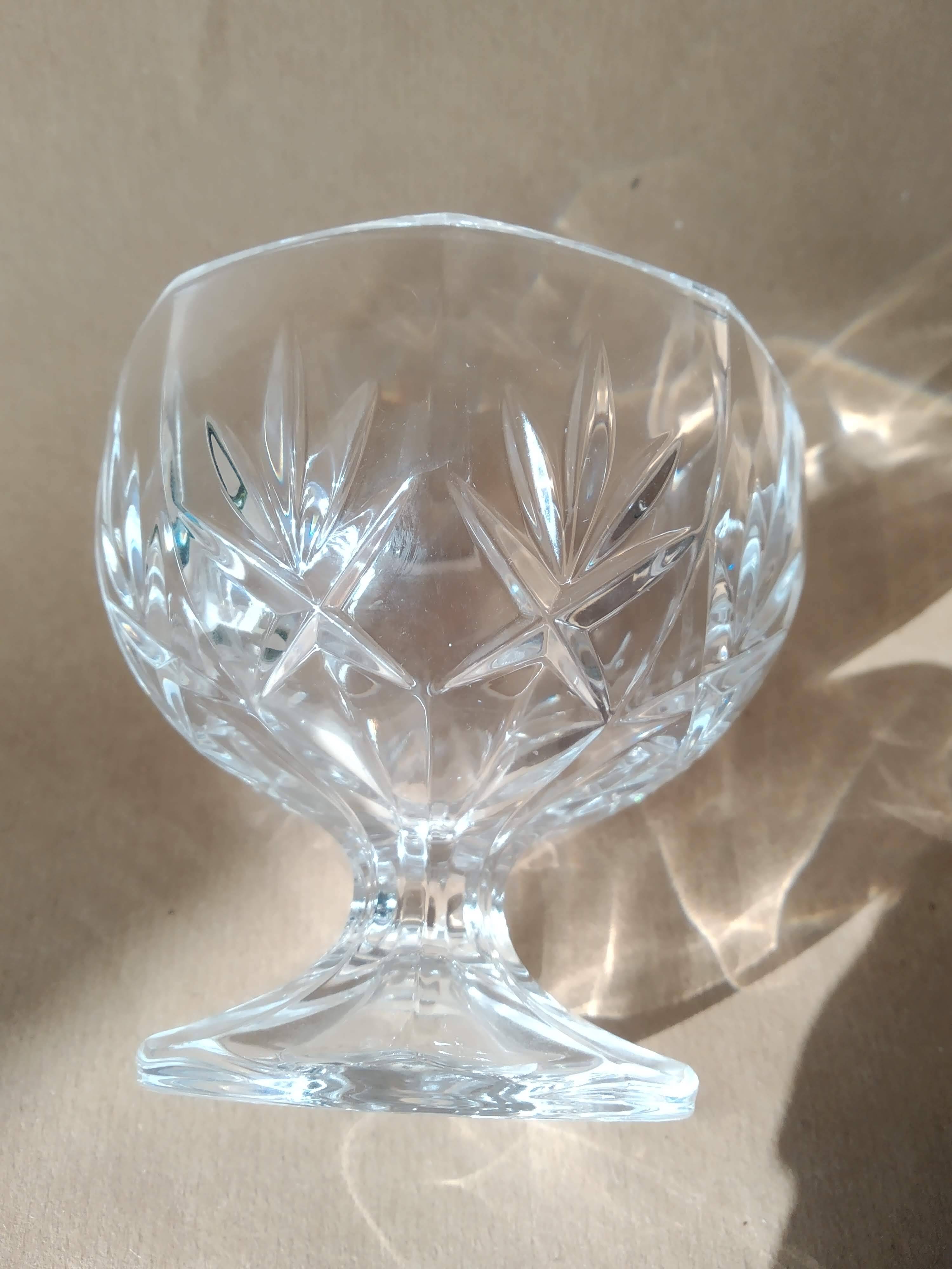 Vintage Cut Crystal Footed Candy Box *