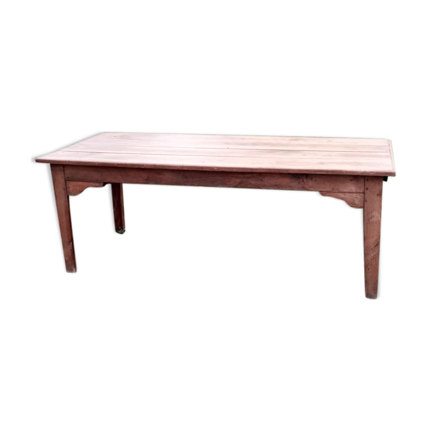 Oak and chestnut farm table