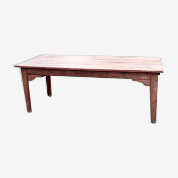 Oak and chestnut farm table