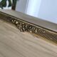 Miroir rectangulaire en bois doré
