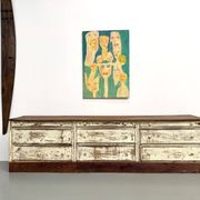 Large antique haberdashery cabinet, circa 1900