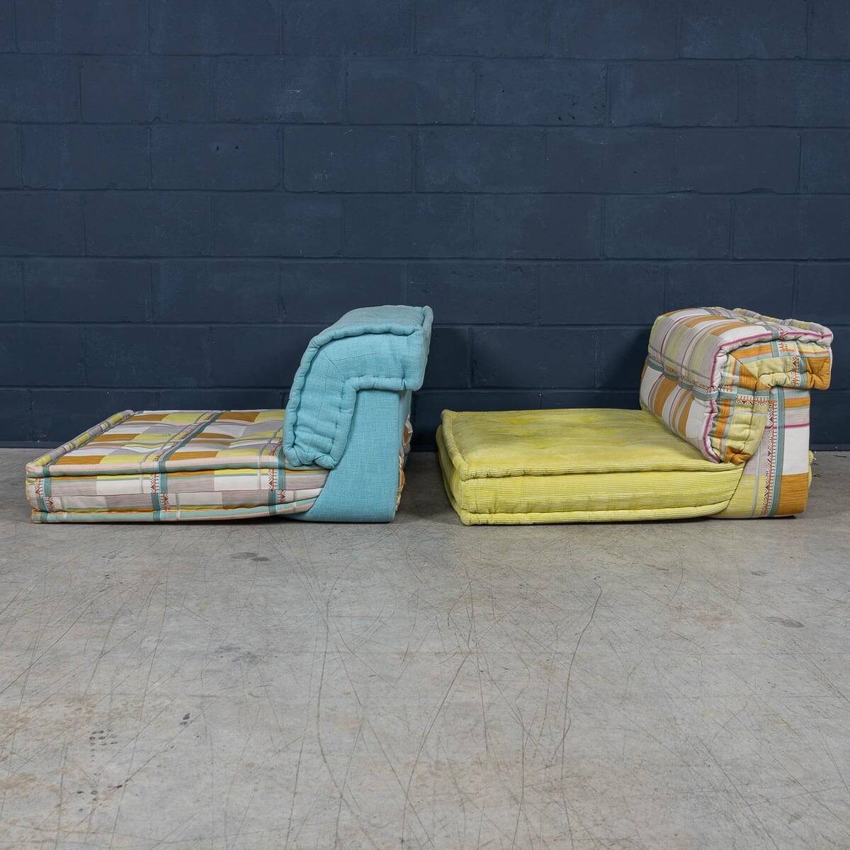 21stc "mah jong" sofa by hans hopfer for roche bobois, france c.2000