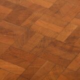 Rectangular dining table, wooden top, 1980.