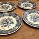 Lot de 4 assiettes à dessert " la primula"