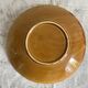 Large round Sarreguemines slip dish with fruit decoration