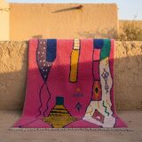 Natural handmade Berber rug 3x2 m