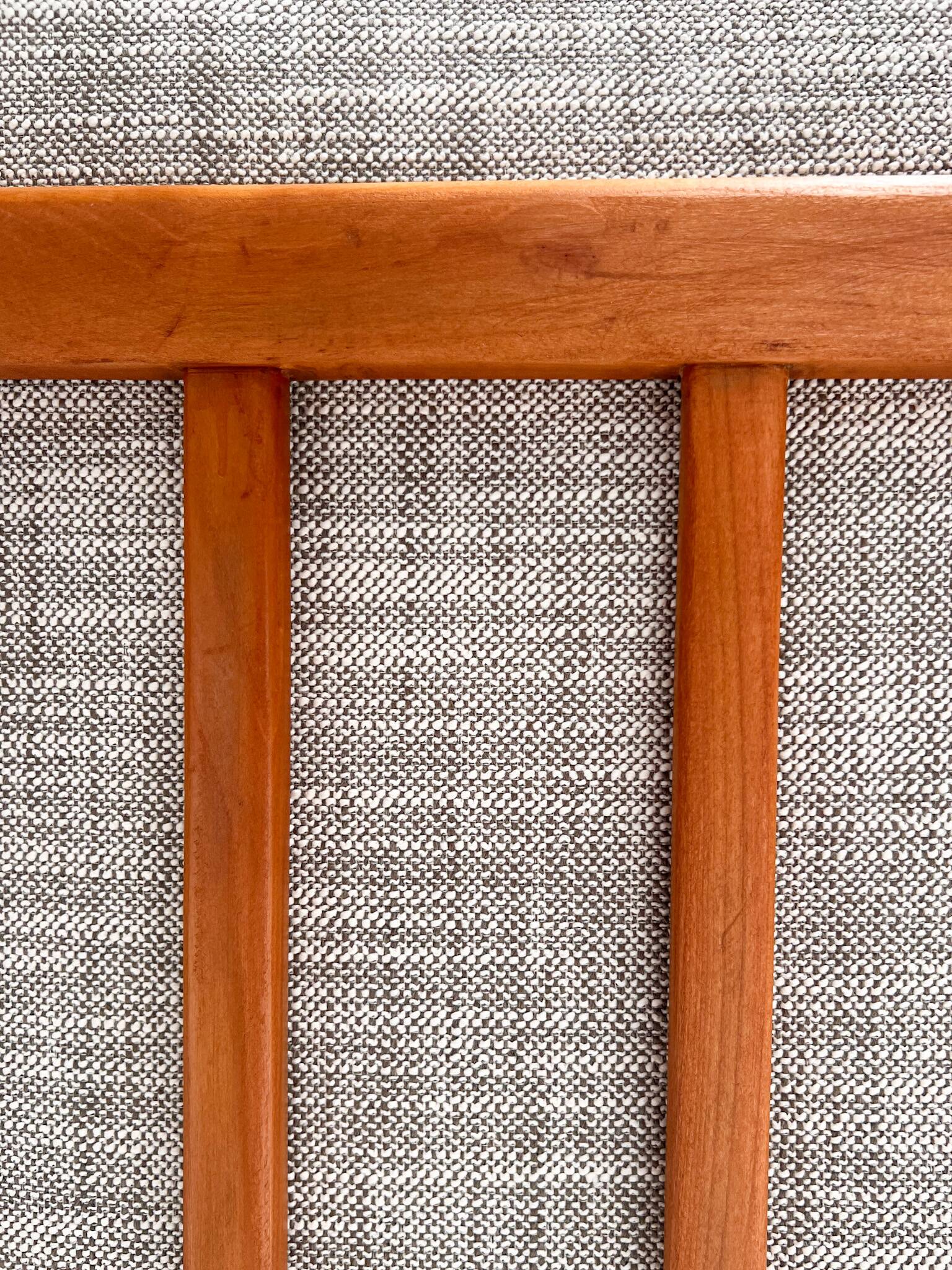 Wooden Midcentury armchairs with spindles from the 1960s