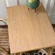 Vintage rattan desk and chair set for children