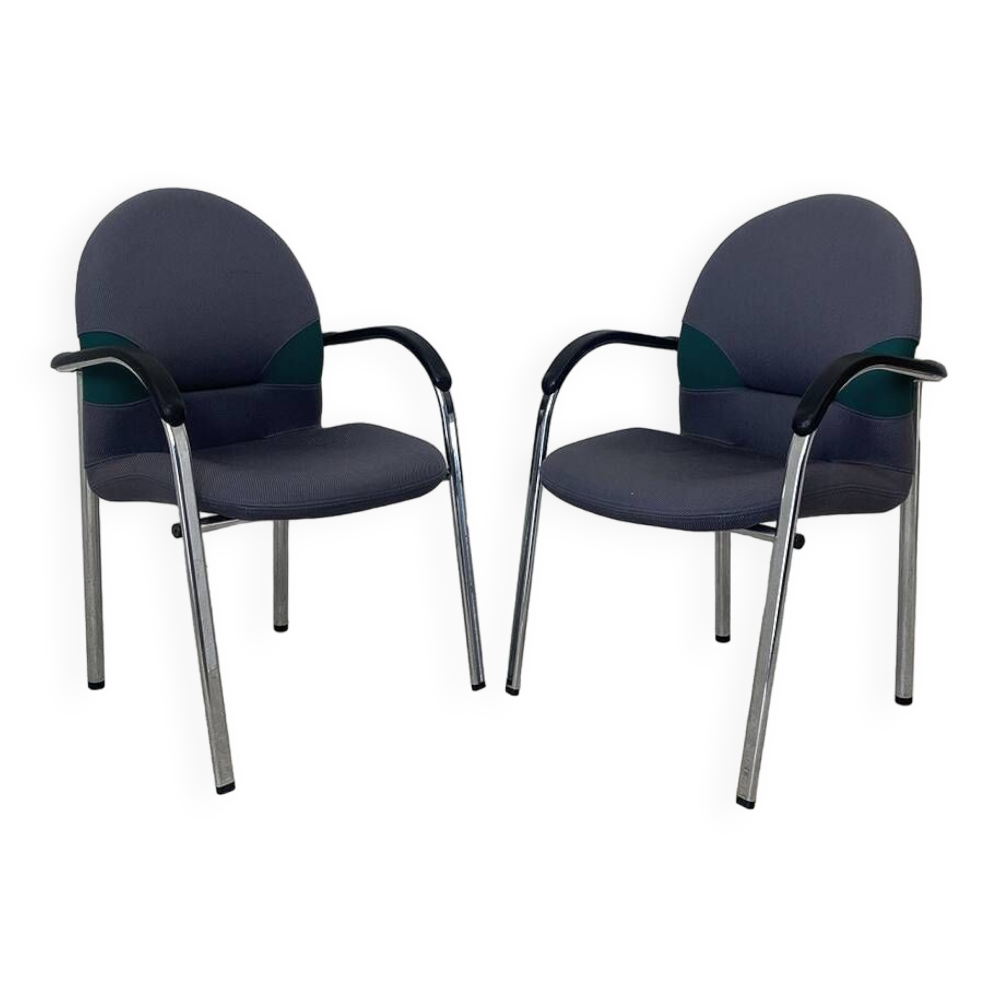 Pair of Persona model chairs VITRA edition Design Mario Bellini