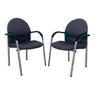 Pair of Persona model chairs VITRA edition Design Mario Bellini