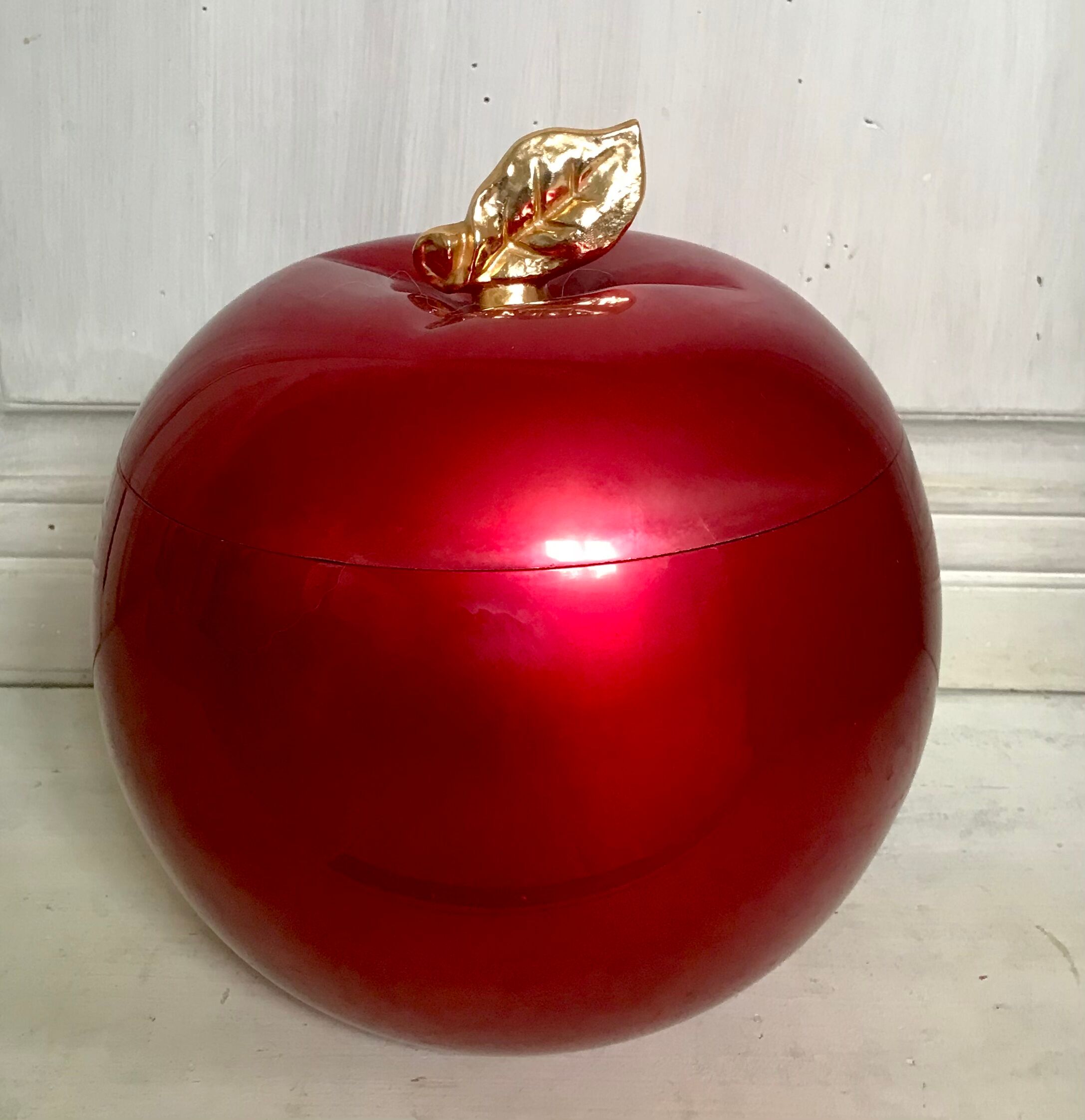 Vintage apple ice bucket