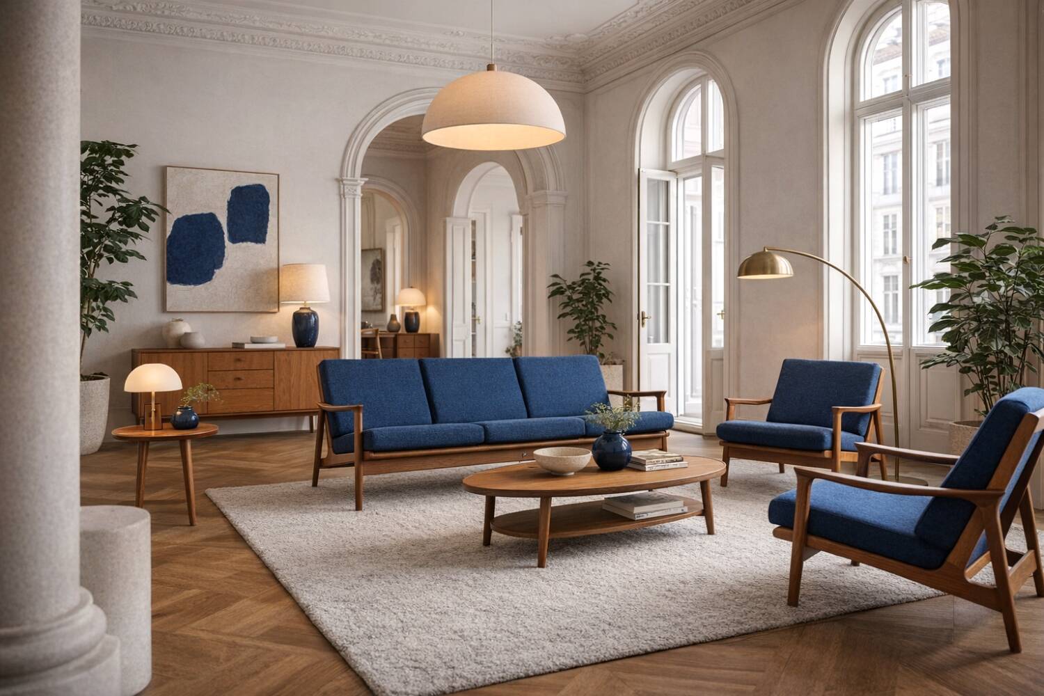 Vintage Mid-Century Australian Modern Teak Sofa & Armchairs by Parker Furniture