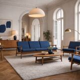 Vintage Mid-Century Australian Modern Teak Sofa & Armchairs by Parker Furniture