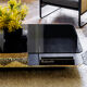 Brass smoked glass lounge coffee table