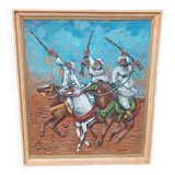 Orientalist painting by Lakroune