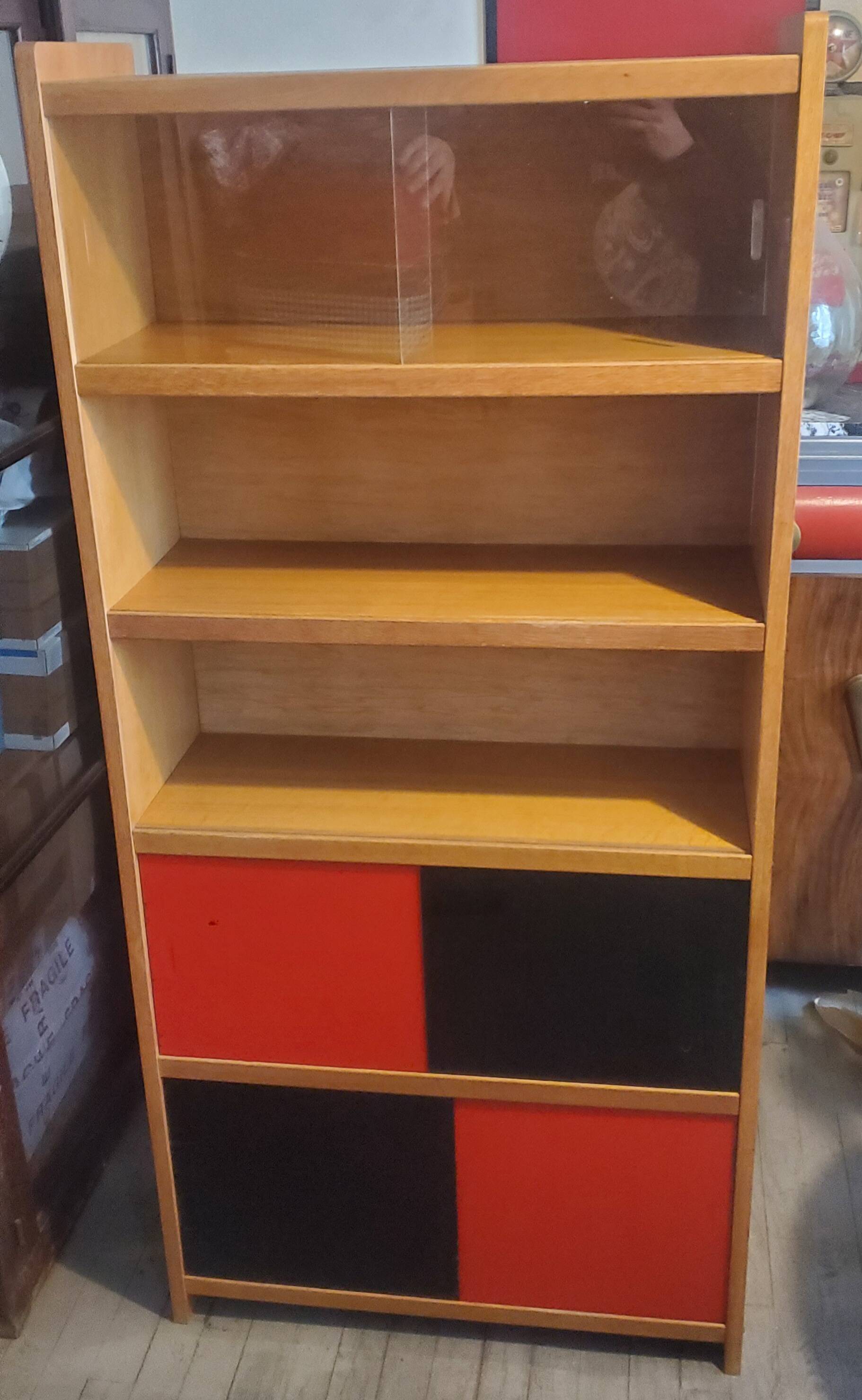 VINTAGE bookcase shelf from the 1950s  furniture