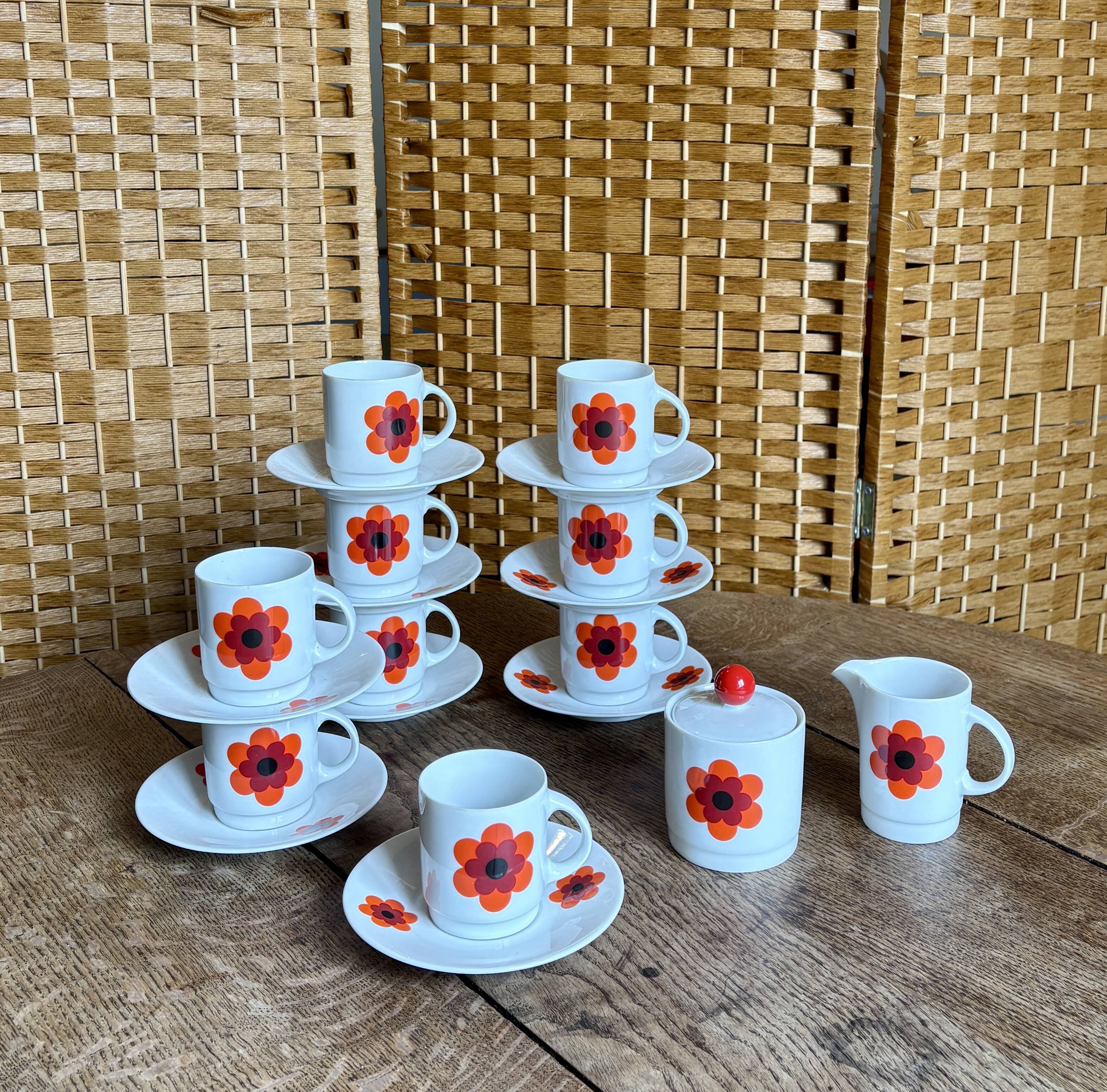 Vintage coffee service, Scherzer Bavaria