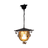 Wrought iron lantern vintage