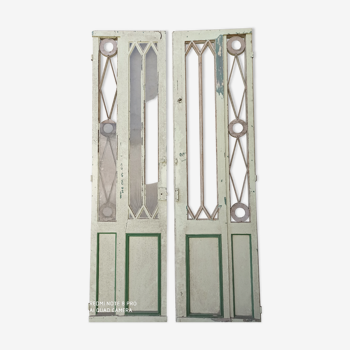 Authentic wooden castle doors