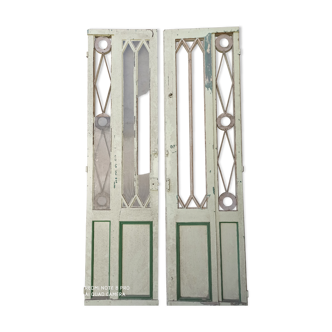 Authentic wooden castle doors