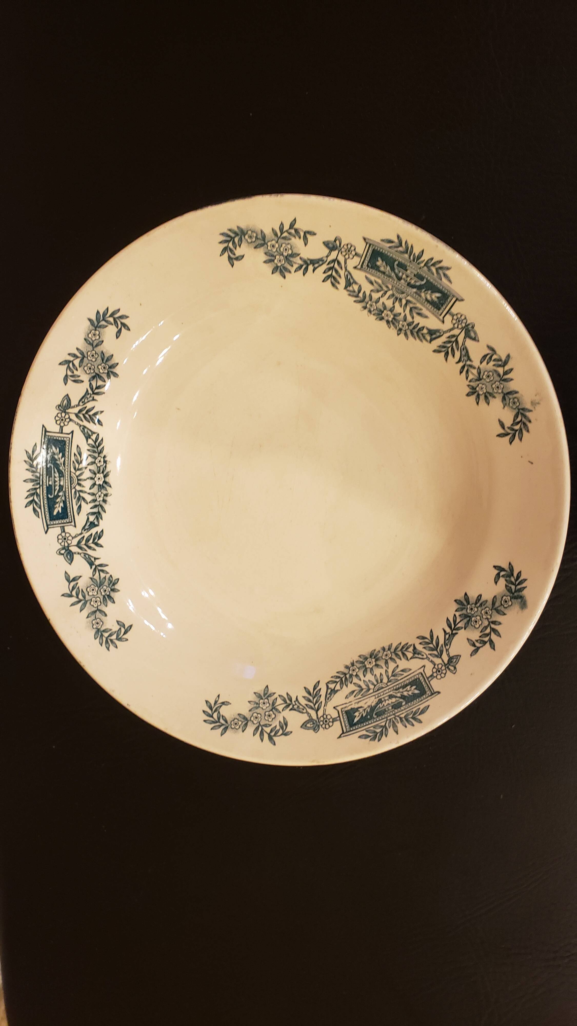 4 Longchamp ironware soup plates