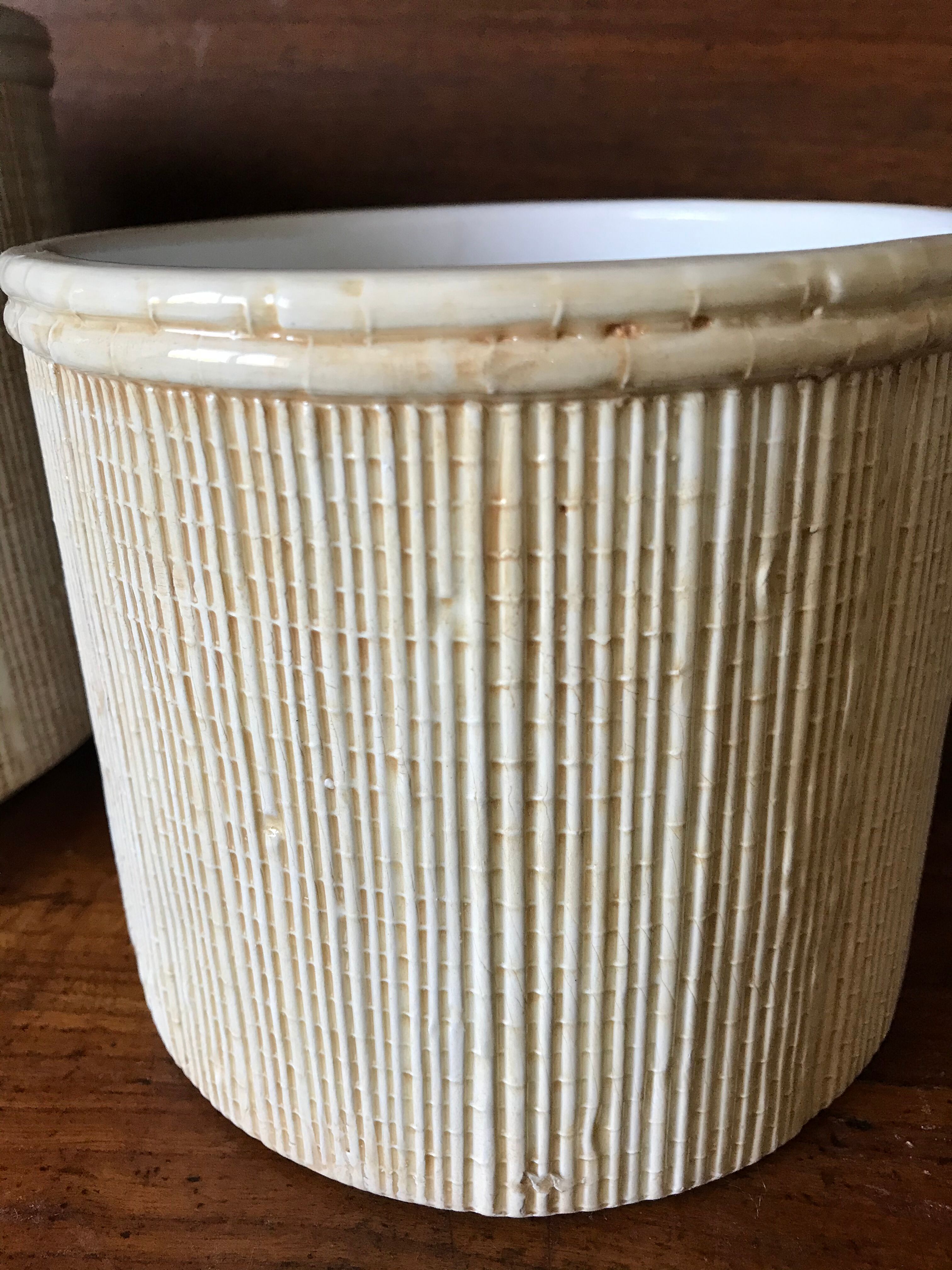 Cache-pots en céramique vintage