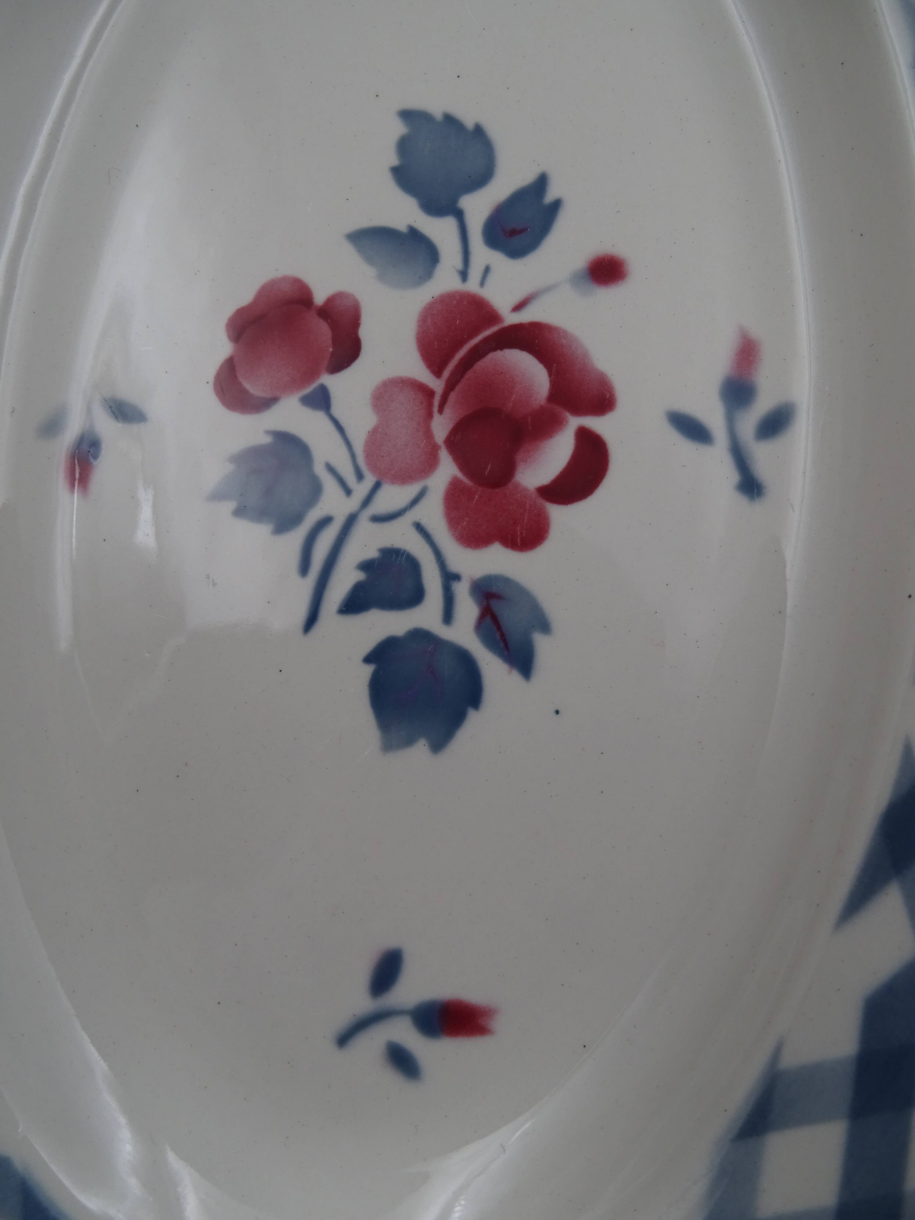 Ravine in earthenware of Sarreguemines Digoin model Bastia 1940