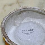 Empty Pocket or Grape Ashtray in slip ceramic