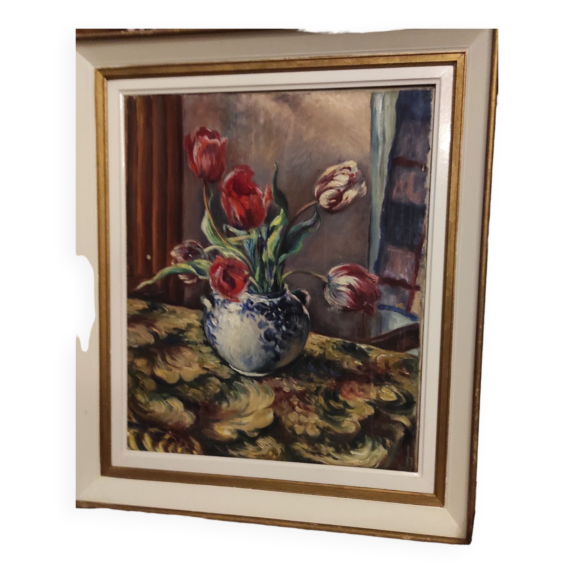 Tulip bouquet painting