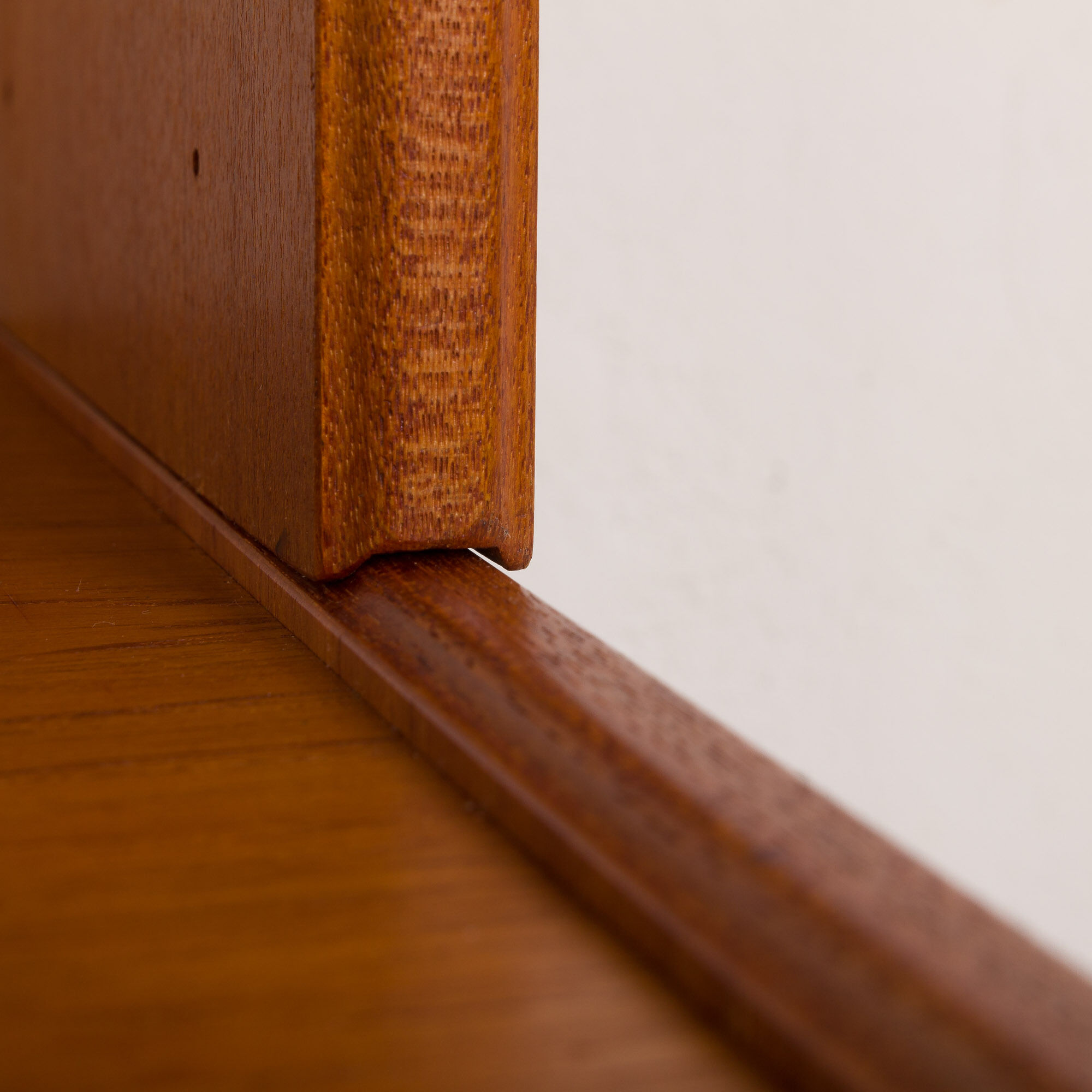 Norwegian mid-century bookshelf credenza in teak, 60s