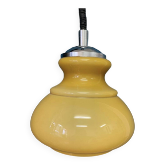 Opaline pendant light from the 70s