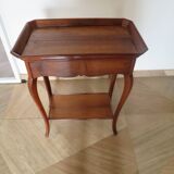 Side table – End table – Mahogany – Raised edge top – 1 drawer
