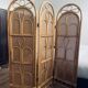 Vintage Italian rattan and bamboo room divider