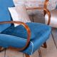 Art Deco Armchairs attributed to J. Halabala for Up Závody, Czech, 1940s, Set of 2